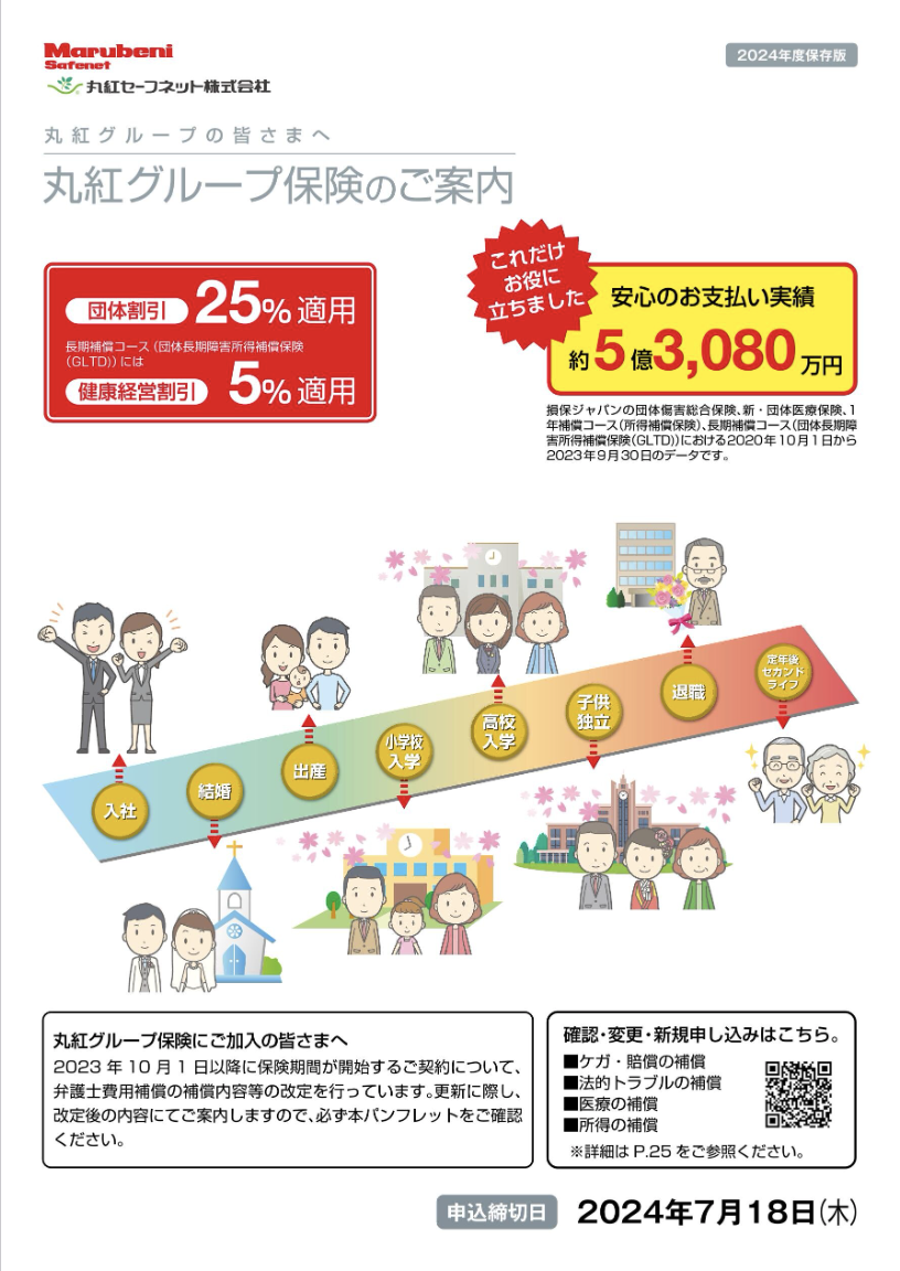 損保ジャパン パンフレット表紙